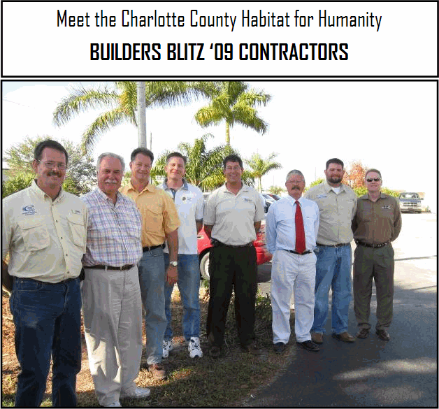 Meet the Charlotte County Habitat for Humanity Builders Blitz 2019 Contractors