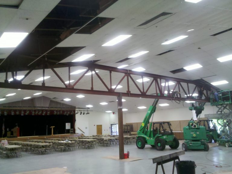 Renovation in Church Fellowship Hall